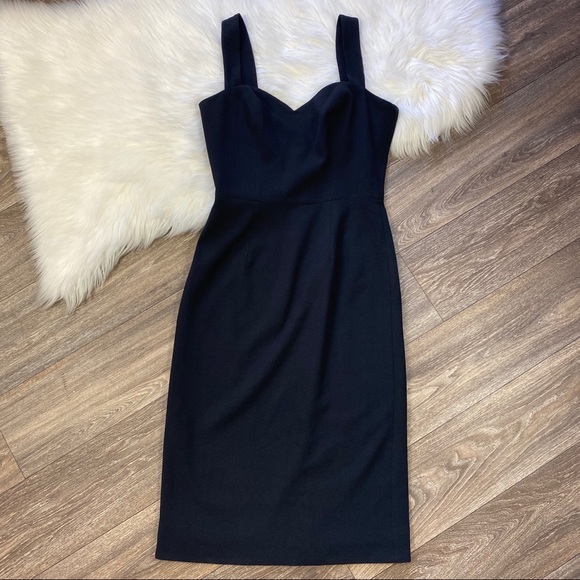 nicole sweetheart neck cocktail dress